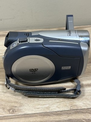 Y2K Canon DC210 DVD Video Camcorder 35x Optical Zoom  W/ Battery & Charger 
