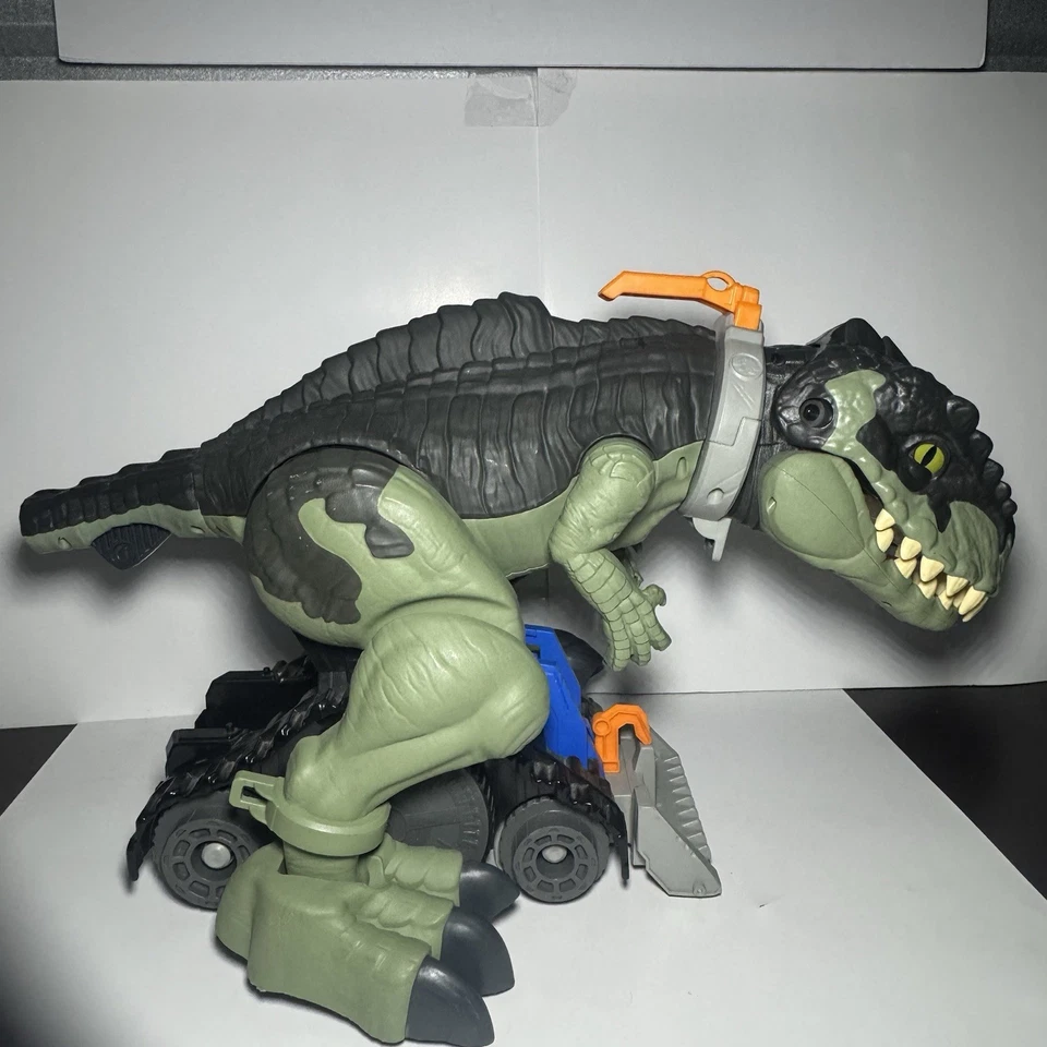 Imaginext Jurassic World Dominion Mega Stomp Rumble Giga Dino probado funciona Foto 3 de 4