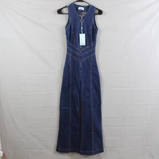 Revice Jumpsuit Medium Hollywood Heartthrob Jean Denim Sexy Casual Festival