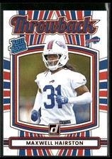 Maxwell Hairston 2025 Donruss Rated Rookies Throwback #7 Buffalo Bills