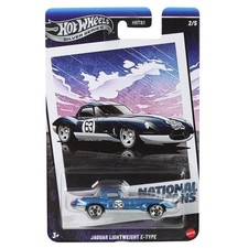 Hot Wheels Silver Series National Icons 2/5 - Jaguar Lightweight E-Type Car