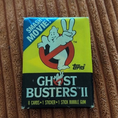 Topps Ghostbusters II Sealed Pack 1989 8 Cards 1 Sticker 1 Bubble Gum