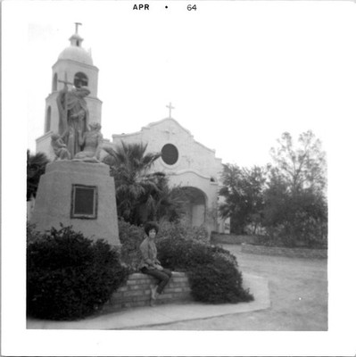 Saint Thomas Yuma Indian Mission Winterhaven CA B&W 1960s VTG Vintage Photo