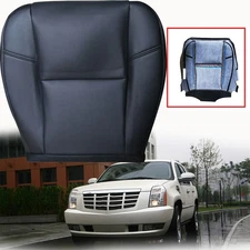 For 2007-2014 Cadillac Escalade Driver Side Bottom Leather Seat Cover Black US