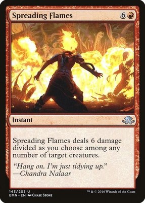 Spreading Flames 143 UC Eldritch Moon Magic: The Gathering NM/M