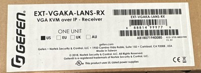Gefen EXT-VGAKA-LANS-RX VGA KVM over IP Extender (Rx) with USB/Audio/RS-232/IR