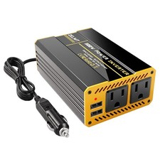 300W Car Power Inverter - DC 12V to 110V AC Car Plug Adapter