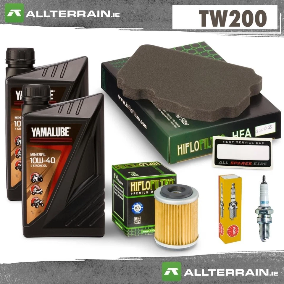 Yamaha TW200 Trailway Service Kit Inc Air, Oil Filters & Plug - Photo 1/4