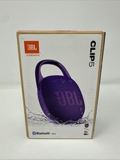 JBL Clip 5 Purple Portable Bluetooth Speaker