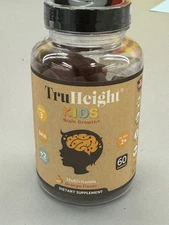 TruHeight Toddler Kids BRAIN GROWTH Orange 60 gummies *NEW SEALED* Exp 06/26
