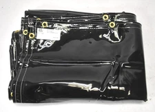 Steiner Industries Welding Curtain Vinyl 6' x 8' 332-6X8 Black Flame Resistant