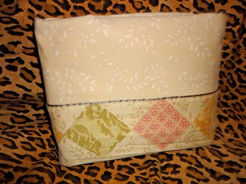 CROSCILL ELLA FLORAL PATCHWORK PINK GREEN GOLD QUEEN FLAT SHEET 86 X 94 - Picture 3 of 9