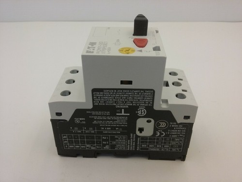 EATON PKZM01-0.63 MOTOR PROTECTOR CIRCUIT BREAKER 0.4-.0.63AMP 3 POLE 690VAC NIB - 第 2/7 張圖片