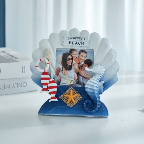 Unique Starfish Photo Frame Handicraft Fish Shaped Ornament Table - Picture 5 of 6