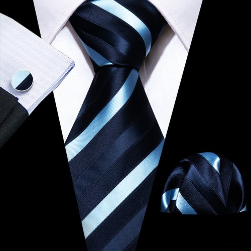 Barry Wang Mens Tie Paisley Floral Solid Necktie Hankie Cufflinks Set Wedding - Picture 239 of 259