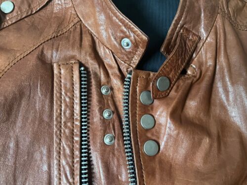 Joop Lederjacke, Größe 50, braun coole Details - Bild 4 von 7