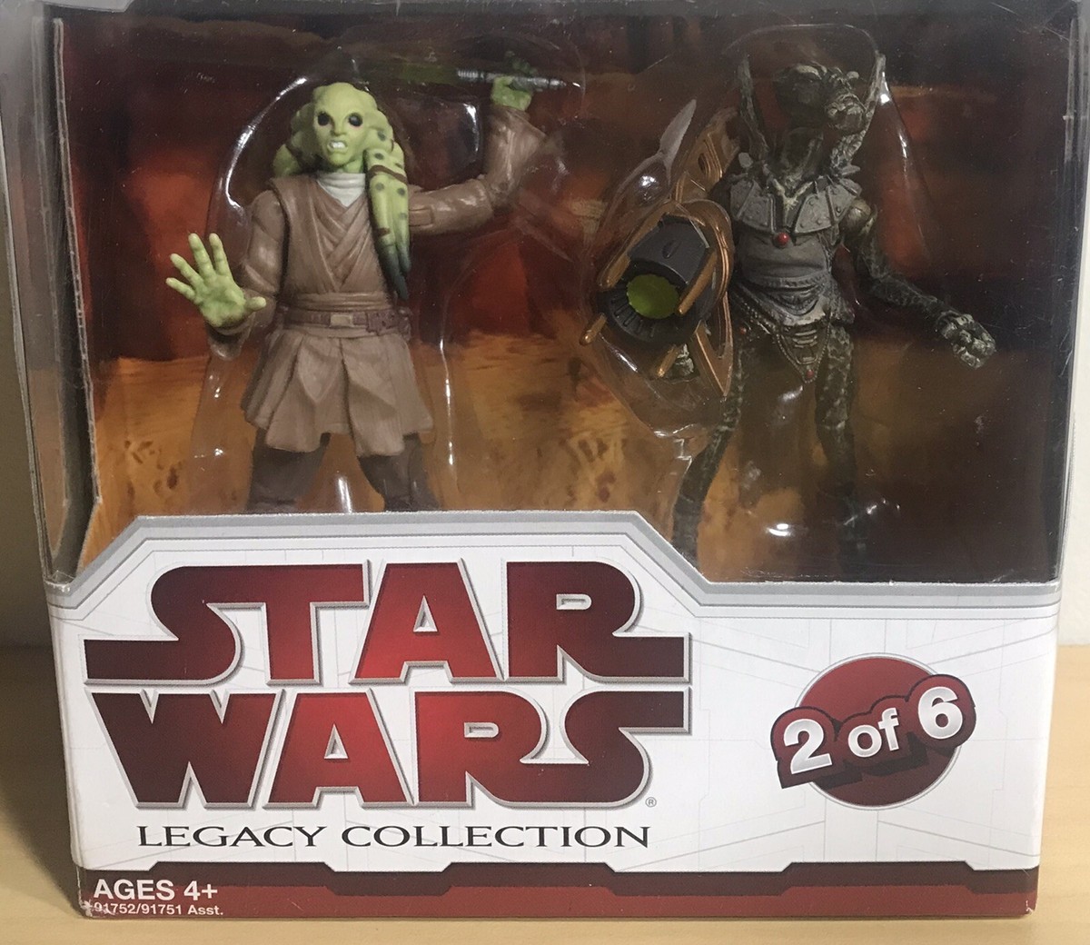 Star Wars Legacy Geonosis Arena Showdown 2 of 6 - Kit Fisto