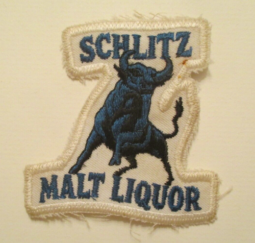 Schlitz Malz Schnaps Bier Aufnäher Vintage Aufnäher Versandkostenfrei Patches