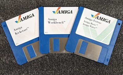 Amiga 1000 Kickstart v1.1, Workbench + Extras on DD 3.5'' Floppy Disk Boot A1000