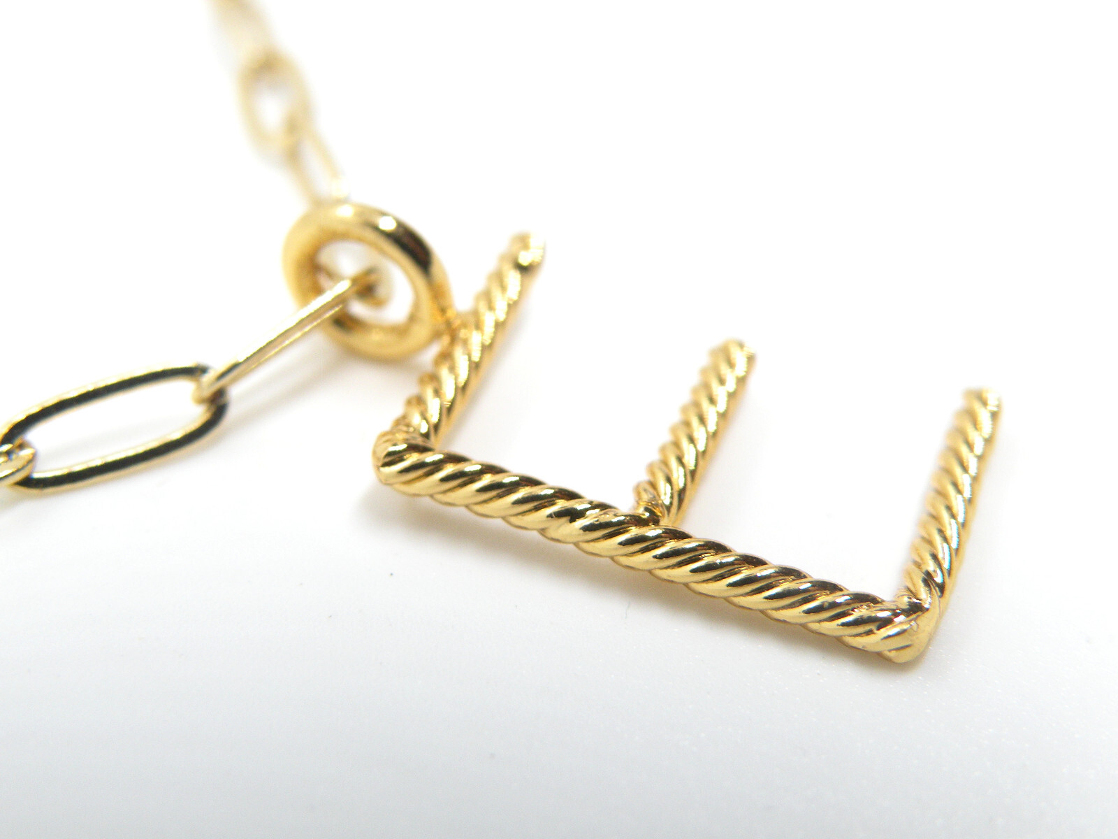 Rare Brenda Grands Signed Initial "E" Paperclip G… - image 3