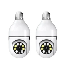 1-5X Lot 1080P E27 Light Bulb Security Camera Wireless WiFi 360° IR Night Smart