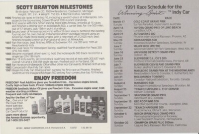 1991 Scott Brayton Amway 