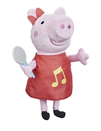 Peppa Pig Toys Oink-Along Songs Peppa Singing Peppa Pig Plush Doll - Picture 3 of 3