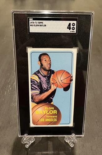1970-71 Topps Elgin Baylor (#65) —Graded SGC 4