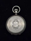 Antique AW Co Waltham Coin Silver Pocketwatch As Is WM Ellery 42mm