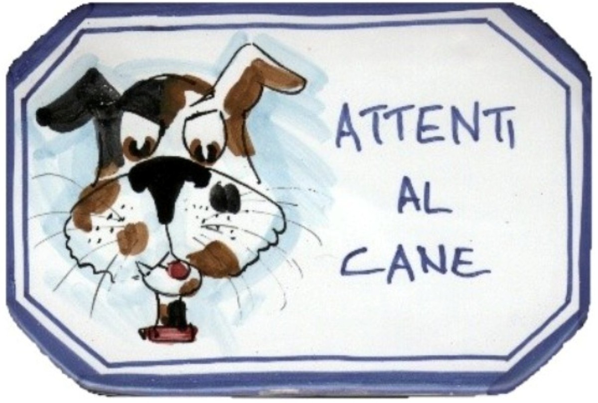 Cartello Attenzione Al Cane Personalizzato Con Podenco Ibicenco – 155x110 Mm – PVC 3mm – Made In France - 2