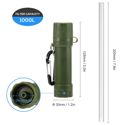 Outdoor Water Filter Straw Water Filtration System Water Purifier for T0J3 - Picture 10 of 11