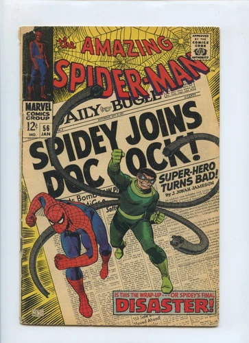 Amazing Spider-Man #56 1968 (GD 2.0)(Name Written on 1st Page)