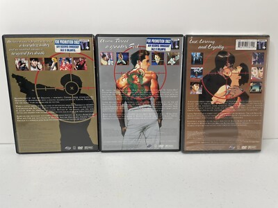 Crying Freeman Vol. 1, 2, 3 RARE ADV PROMO COPIES! ENGLISH