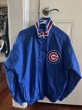 CHICAGO CUBS YOUTH XL Majestic Dugout JACKET MLB Baseball Authentic