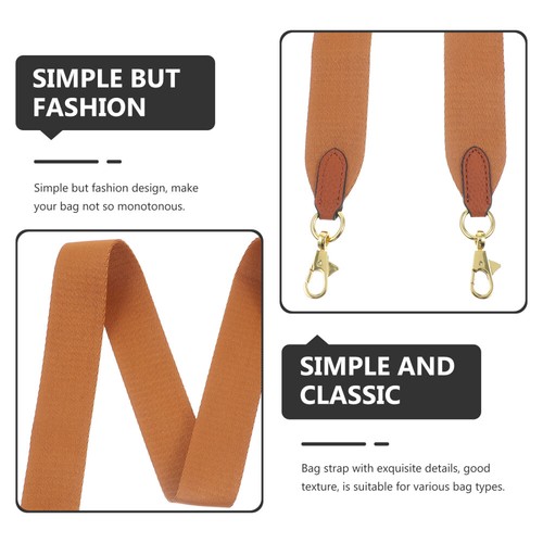 Decorative Replaceable Lightweight Double-end Clasp Bucket Bag DIY Belt - Picture 3 of 12