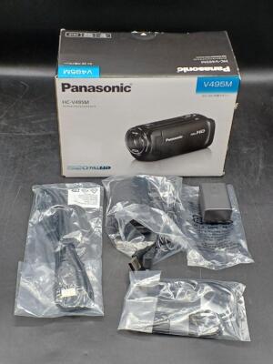 Panasonic Digital Video Camera HC-V495M Black High Vision
