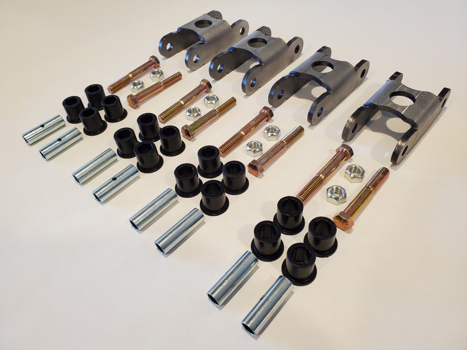 Jeep Flat Fender 1/2" Lift Shackles W/ Greaseable hardware CJ2A CJ3A