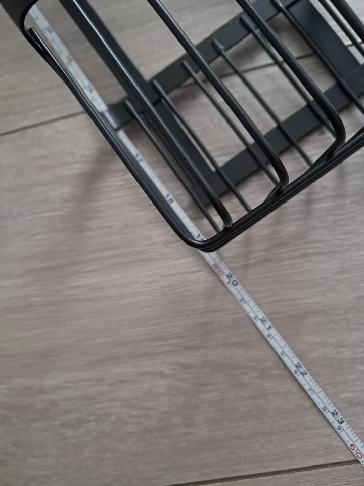 Next organizador colgante despensa sobre la puerta negro detrás de la puerta 2 canastas Foto 4 de 4