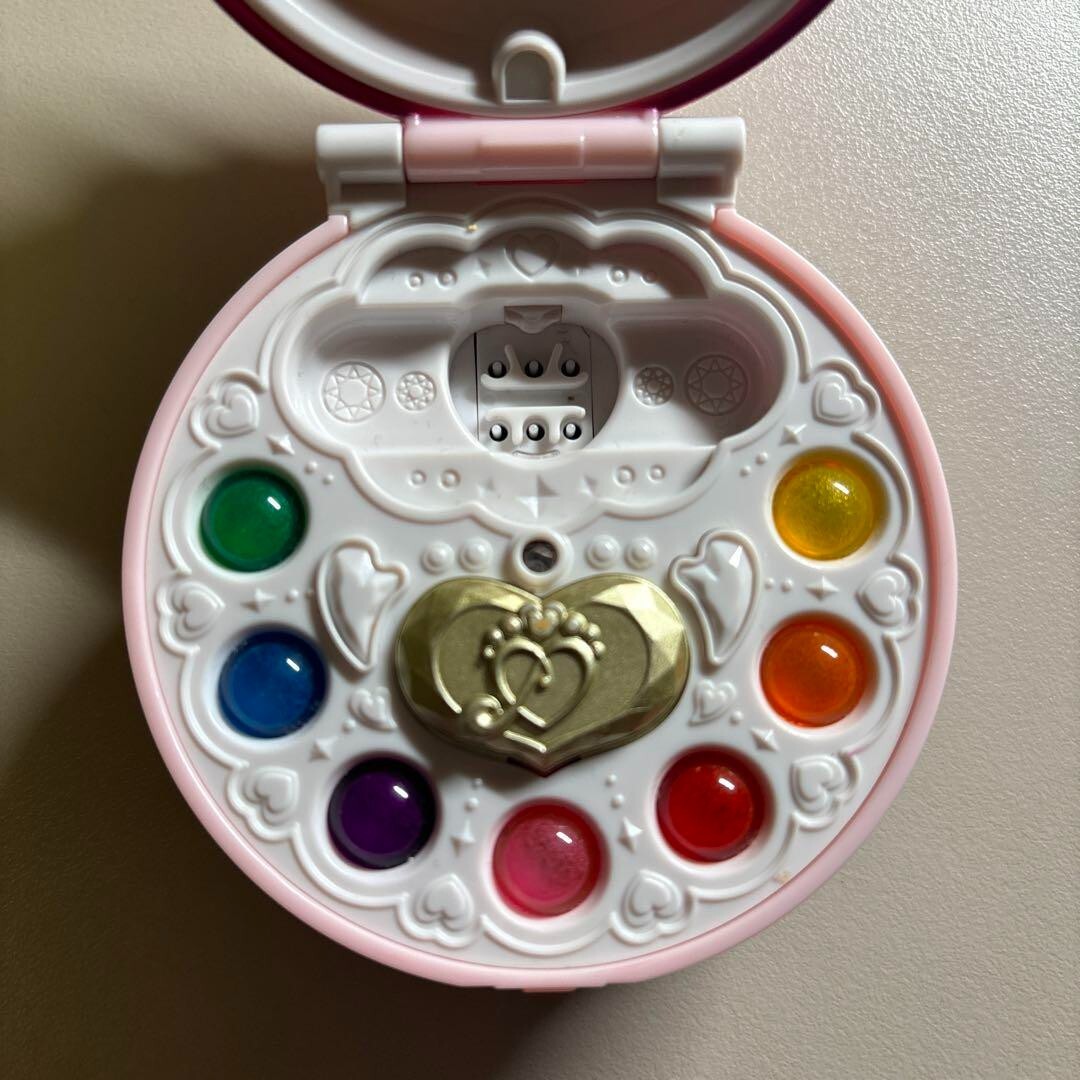 Glitter force Smile Precure Toy Set Compact Charm Working Rare