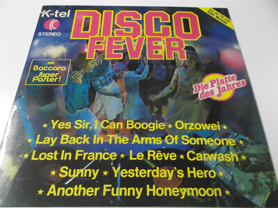 69063 - DISCO FEVER - 1977 K-TEL VINYL LP TG 1159 INCL. BACCARA POSTER (CUT OUT)