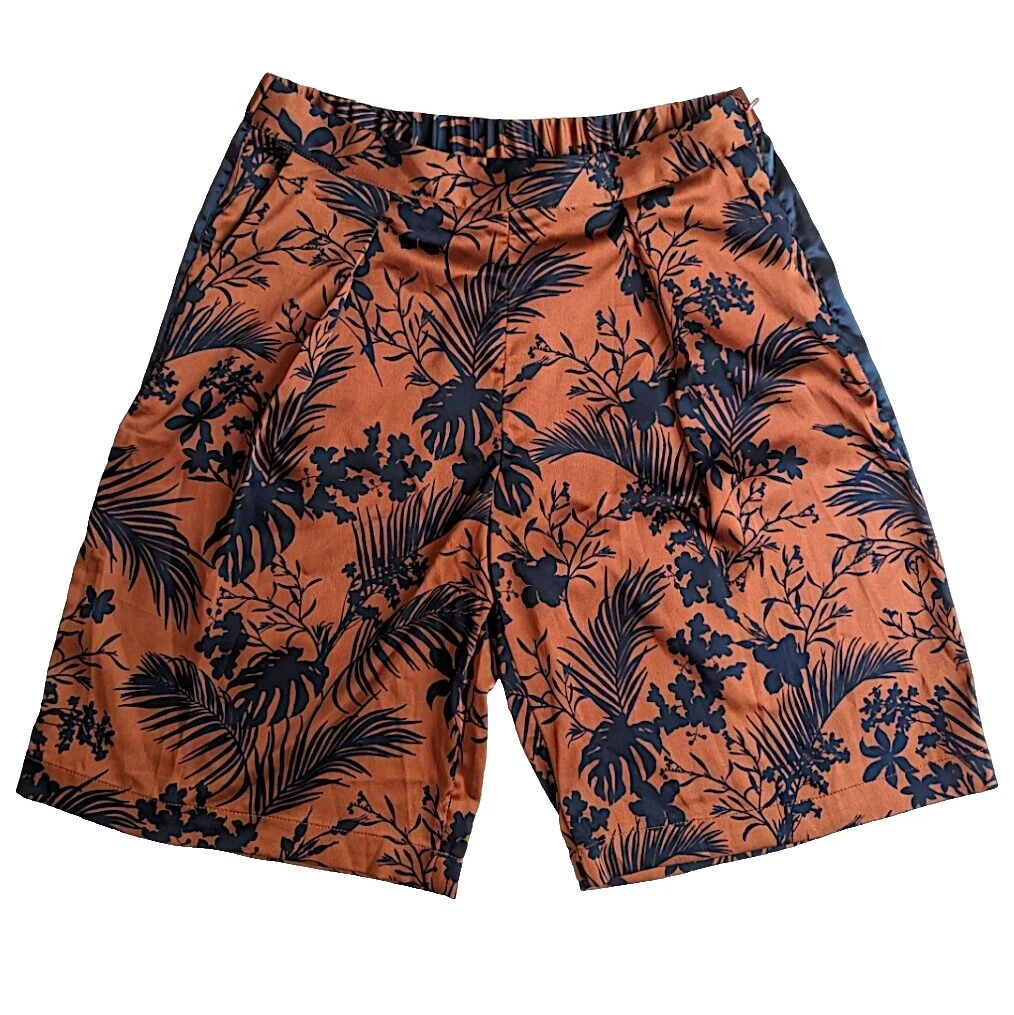 Шорты из полиэстера официальные цветочные для женщин