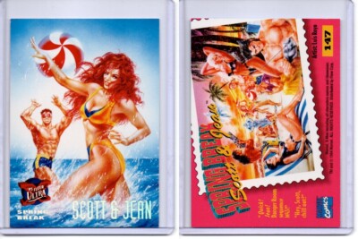 1995 Fleer Ultra, X-Men, Marvel, #147 Scott & Jean, Spring Break
