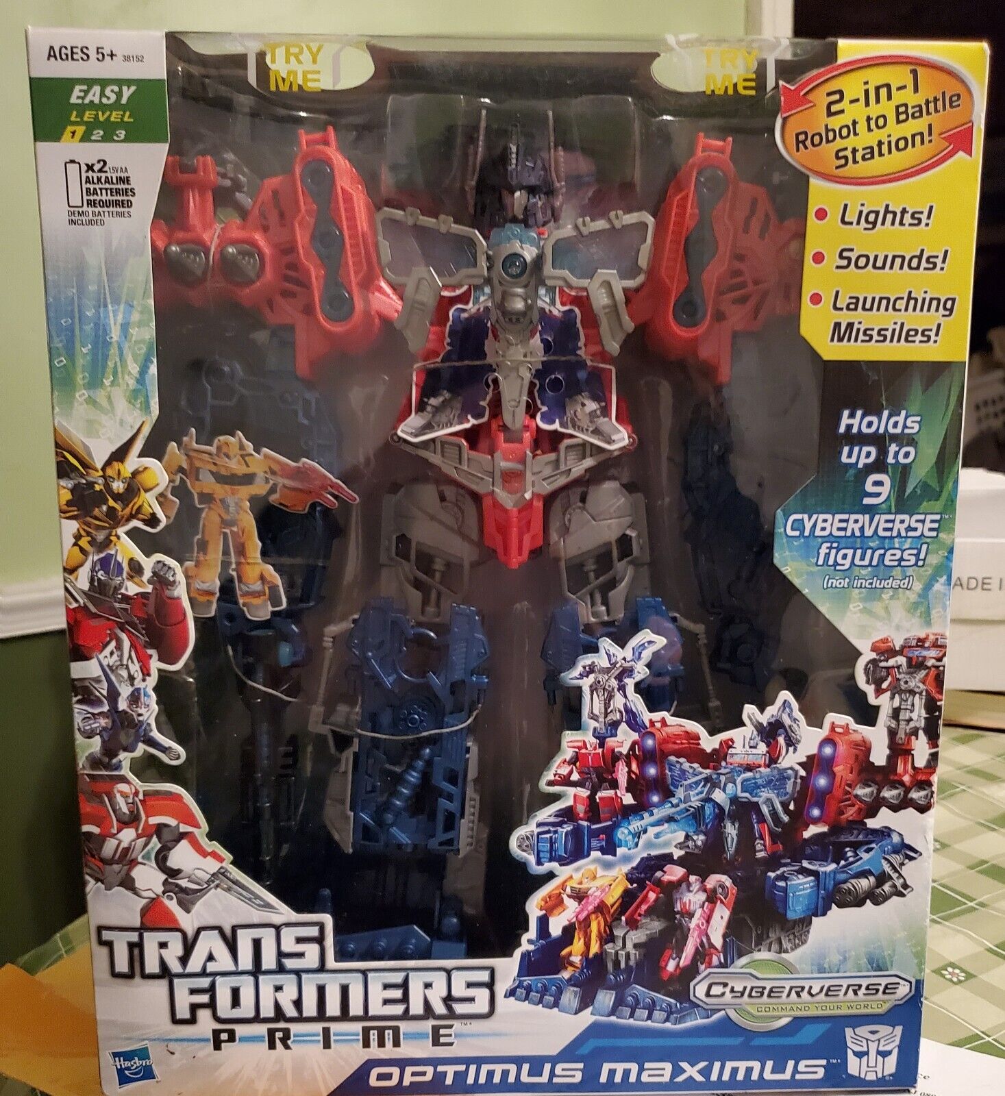 2011 Transformers Prime OPTIMUS MAXIMUS (Cyberverse * Hasbro) NEW!! Sealed!