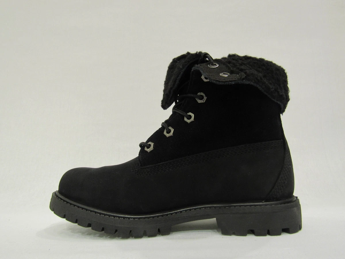 TIMBERLAND TB08149A 001 scarponcino boot donna in pelle scamosciata nera