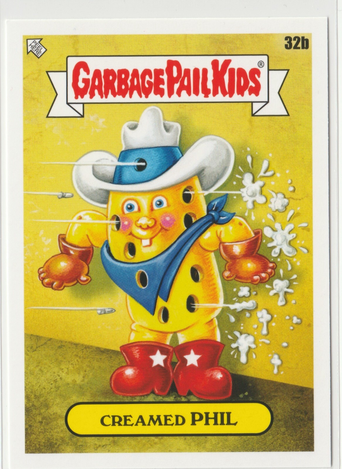 Creamed Phil #32b Garbage Pail Kids GPK 2021 Food Fight Series Card