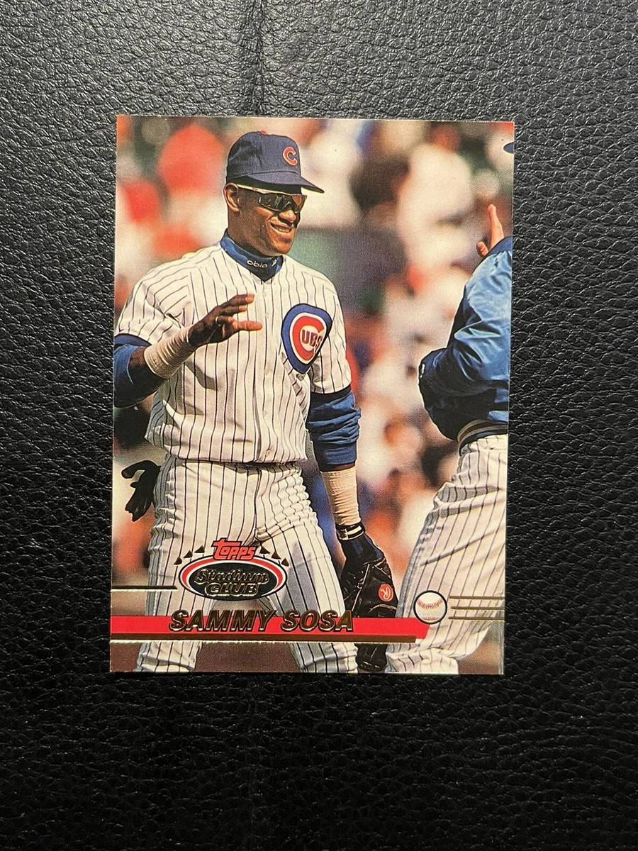 1993 Topps Stadium Club Baseball Sammy Sosa Chicago Cubs #531 | eBay