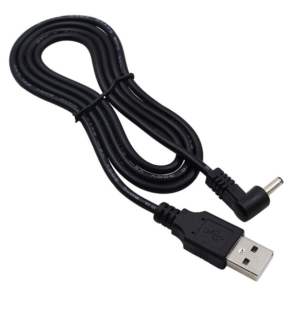 USB to DC 5V Angled Power Adapter Cord Cable 1m For Amcrest IP2M841B