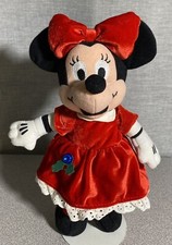 Disney Store Minnie Mouse Birthstone Blue Topaz Bean Bag 8.5 Plush