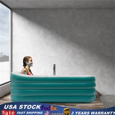 Foldable Bathtub Adult Large Shower Soaking Folding Water Spa Bath Tub Portable