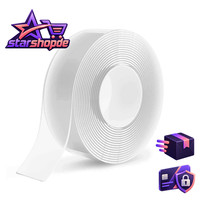 Llpt 5M Doppelseitiges Nano Klebeband 3Cm X 5M Extra Stark Transparent